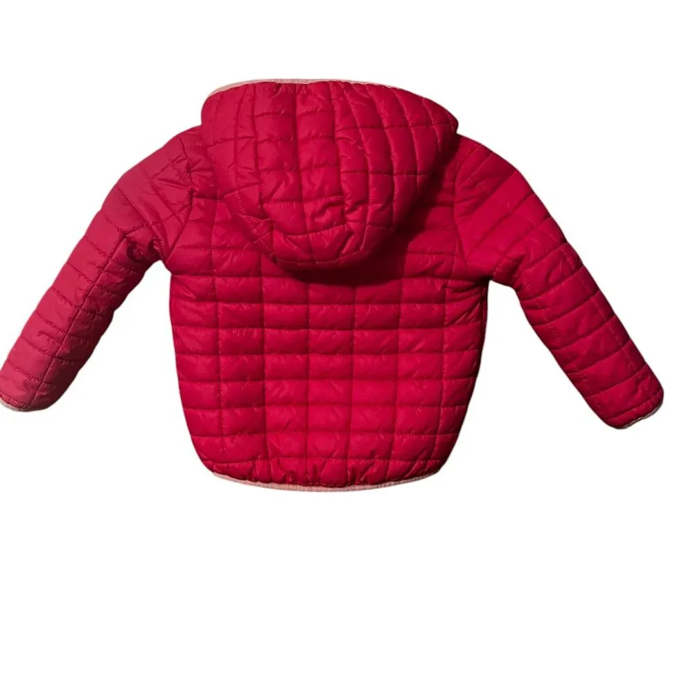 Cat & Jack Girls Puffer Jacket(s), Pink, Size 3T - Picture 3 of 6